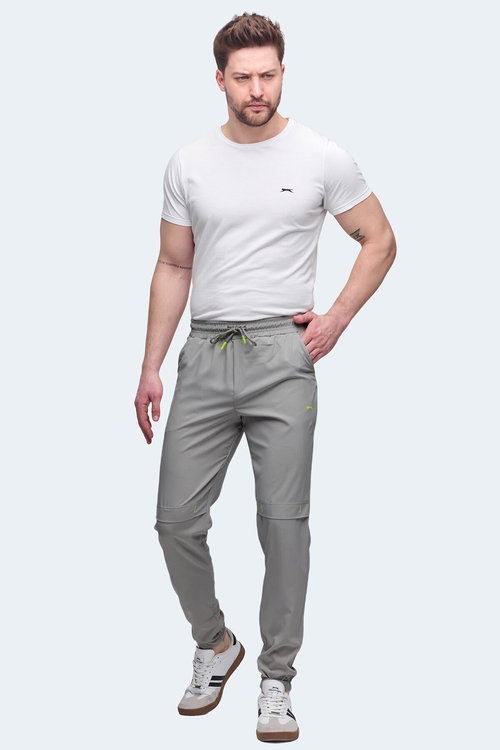 Slazenger NADJA Erkek Cepli slim fit Gri Eşofman Altı