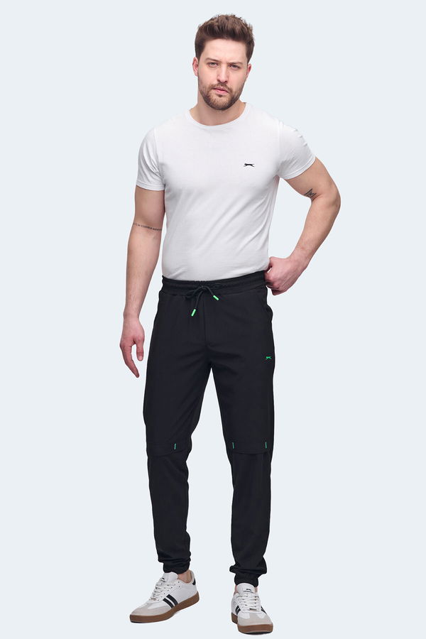 Slazenger NADJA Erkek Cepli slim fit Siyah Eşofman Altı