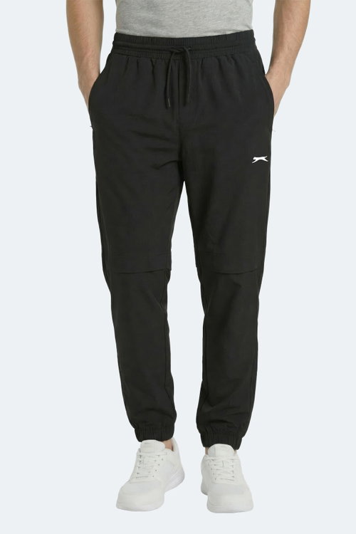 Slazenger NADJA Erkek Cepli Slim Fit Siyah Eşofman Altı