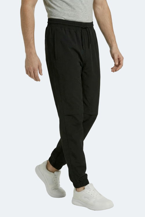 Slazenger NADJA Erkek Cepli Slim Fit Siyah Eşofman Altı