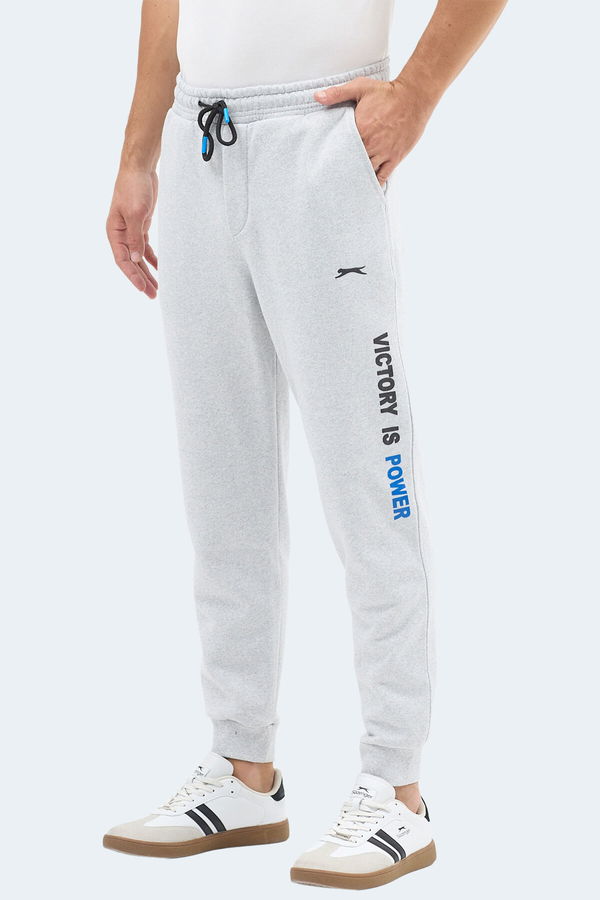 Slazenger NAHAL I Erkek Cepli Gri Eşofman Altı