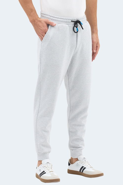Slazenger NAHAL I Erkek Cepli Gri Eşofman Altı