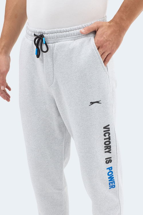 Slazenger NAHAL I Erkek Cepli Gri Eşofman Altı