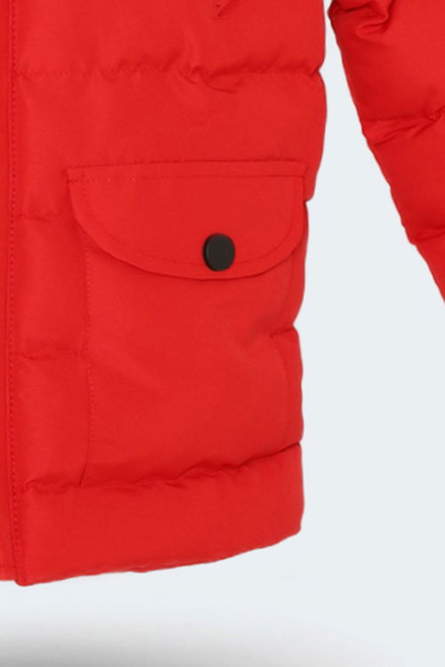 Slazenger NAPOLI Çocuk Kırmızı Mont & Kaban