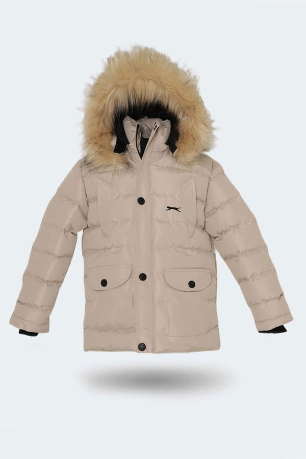 NAPOLI Unisex Çocuk Mont & Kaban Taş Gri