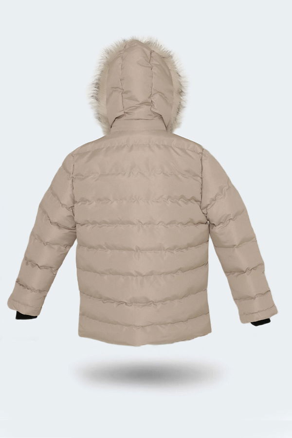 Slazenger NAPOLI Çocuk Taş Gri Mont & Kaban