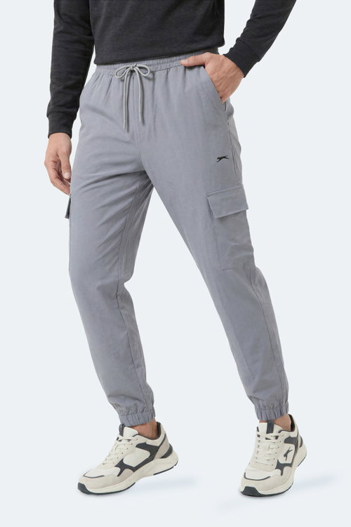 Slazenger NAPOLLA IN Erkek Cepli Gri Eşofman Altı
