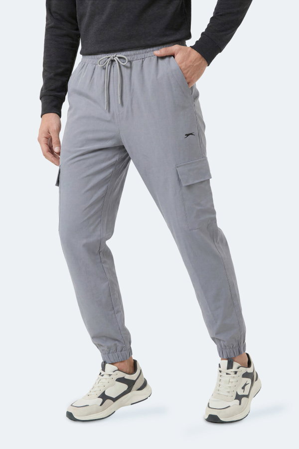 Slazenger NAPOLLA IN Erkek Cepli Gri Eşofman Altı