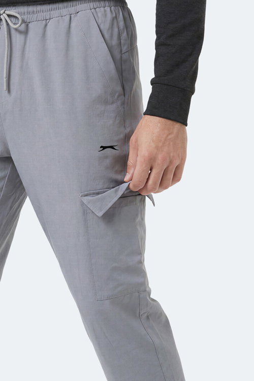 Slazenger NAPOLLA IN Erkek Cepli Gri Eşofman Altı
