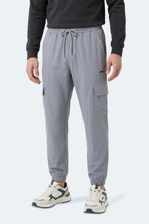 Slazenger NAPOLLA IN Erkek Cepli Gri Eşofman Altı