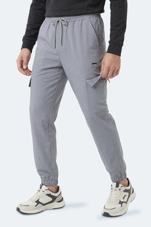 Slazenger NAPOLLA IN Erkek Cepli Gri Eşofman Altı