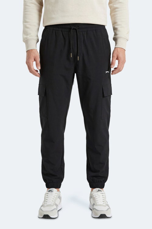 Slazenger NAPOLLA IN Erkek Cepli Siyah Eşofman Altı
