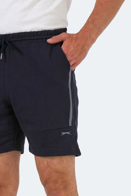 Slazenger NAZAIRE IN Erkek Cepli Fıtness Lacivert Şort