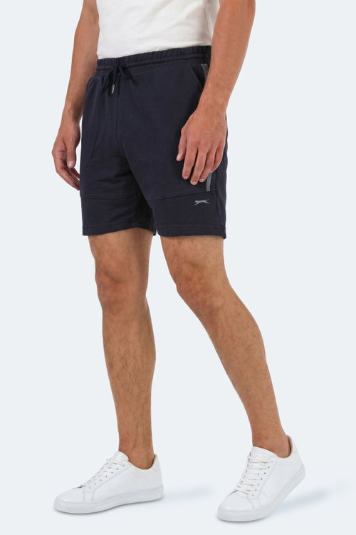 Slazenger NAZAIRE IN Erkek Cepli Fıtness Lacivert Şort