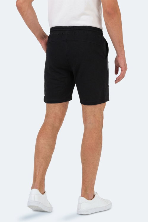 Slazenger NAZAIRE IN Erkek Cepli Fıtness Siyah Şort