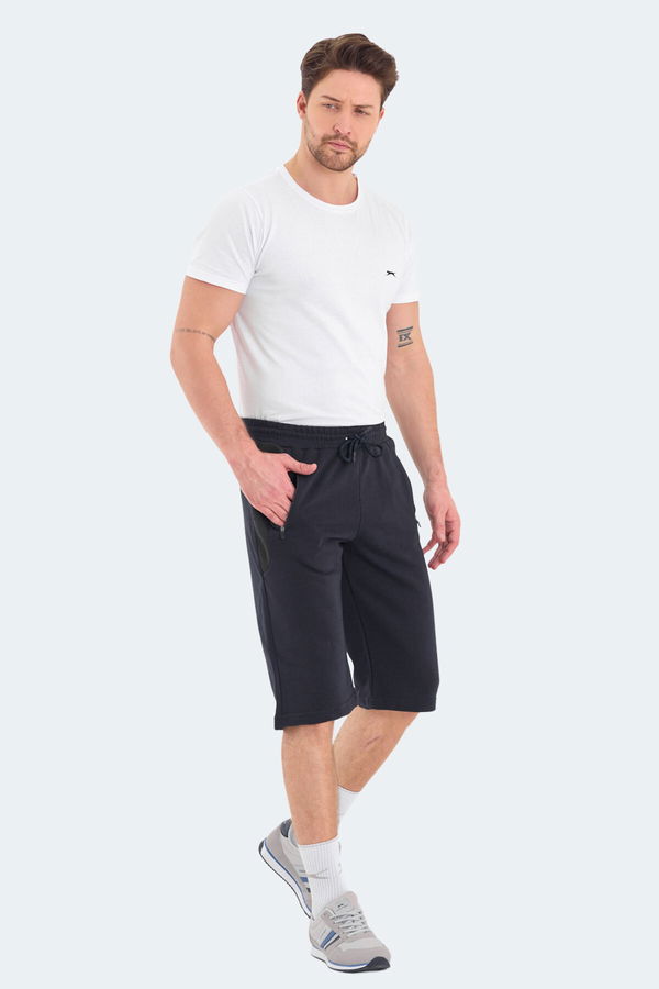 Slazenger NEACEL Erkek Cepli Kapri Lacivert Şort