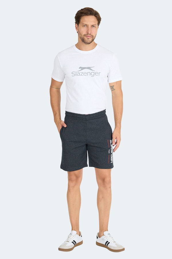 Slazenger NEBO I Erkek Cepli Koyu Gri Şort