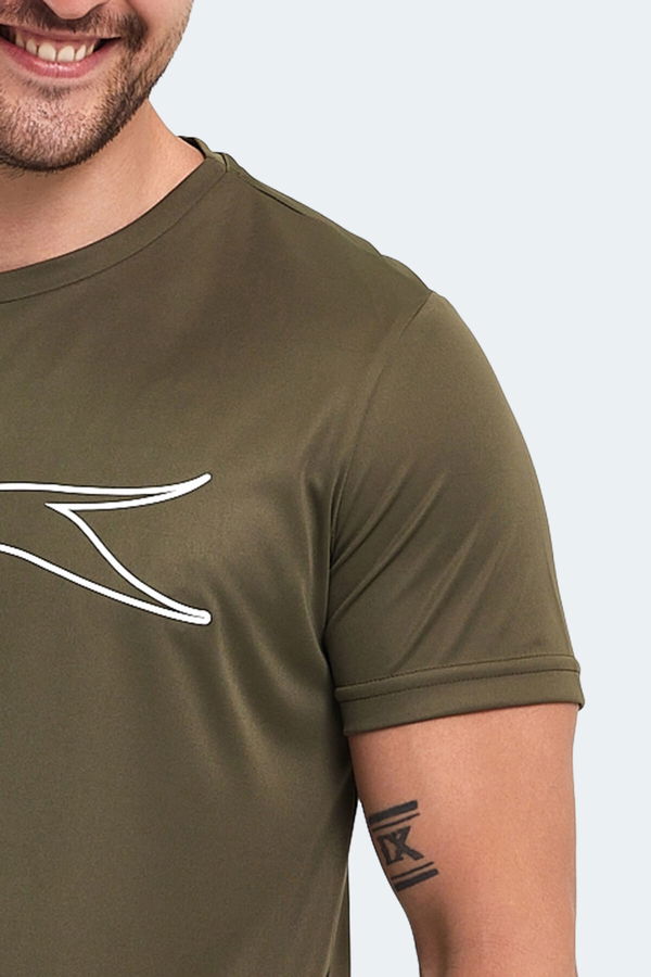 Slazenger NELLE IN Erkek Tişört Haki