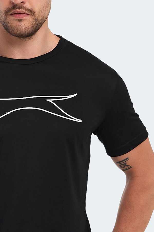 Slazenger NELLE IN Erkek Tişört Siyah