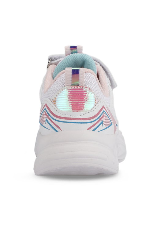 Slazenger NELSON Kız Çocuk Cırt Cırtlı Beyaz / Pembe Günlük Spor Ayakkabısı