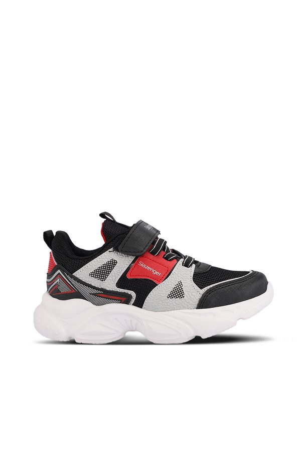 NELSON Unisex Çocuk Sneaker Ayakkabı Siyah / Kırmızı