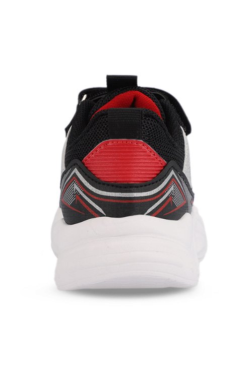 NELSON Unisex Çocuk Sneaker Ayakkabı Siyah / Kırmızı