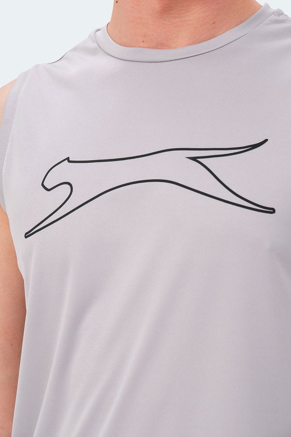 Slazenger NELU IN Erkek Tişört Gri