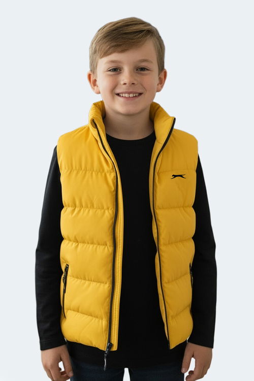 Slazenger NEPTUNE IN Unisex Çocuk Şişme Sarı Yelek