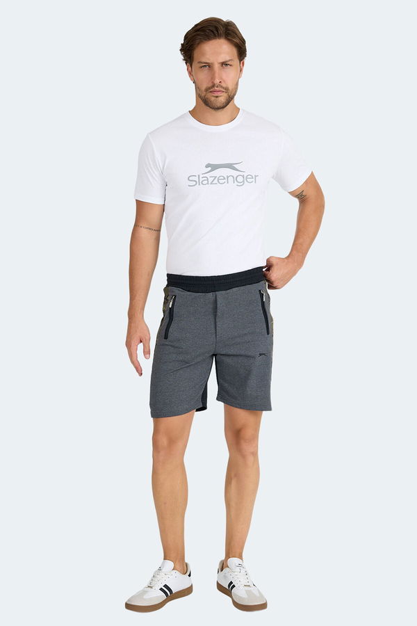 Slazenger NERO I Erkek Cepli Fıtness Koyu Gri Şort