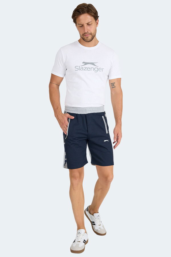 Slazenger NERO I Erkek Cepli Fıtness Lacivert Şort
