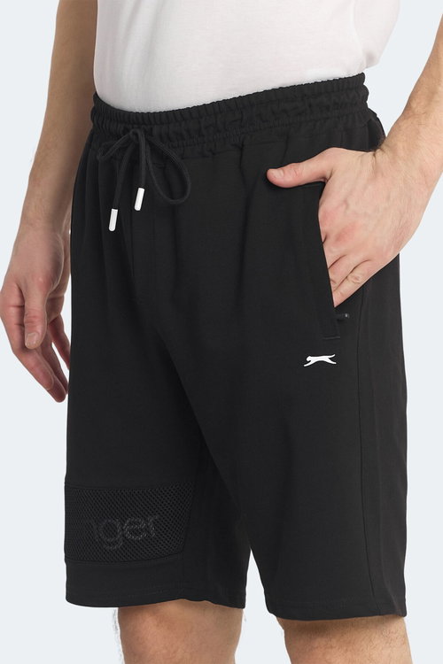 Slazenger NUKA Erkek Cepli Kapri Siyah Şort
