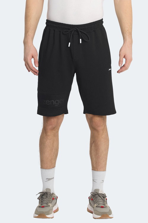 Slazenger NUKA Erkek Cepli Kapri Siyah Şort