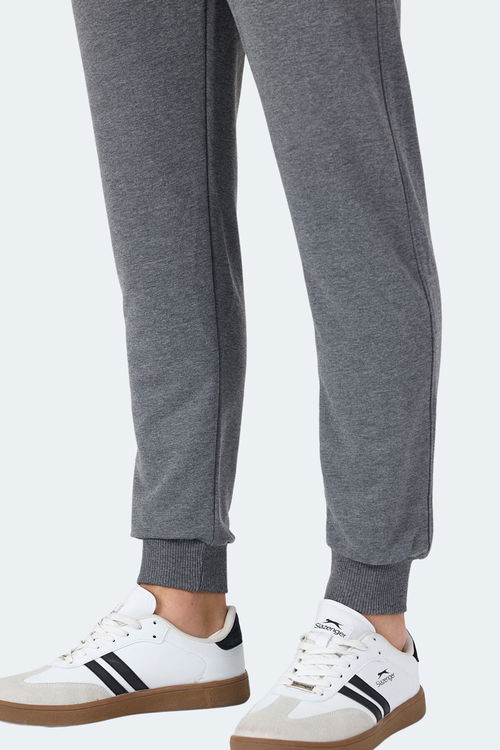 Slazenger OGNEN I Erkek Fermuar Cepli Koyu Gri Eşofman Altı