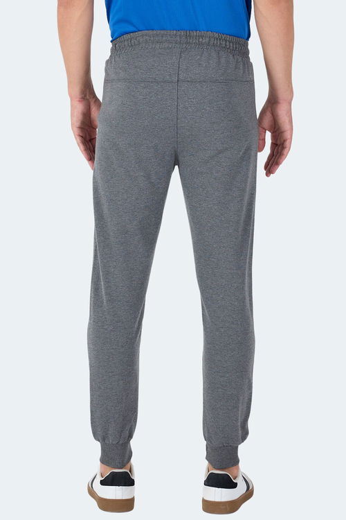 Slazenger OGNEN I Erkek Fermuar Cepli Koyu Gri Eşofman Altı