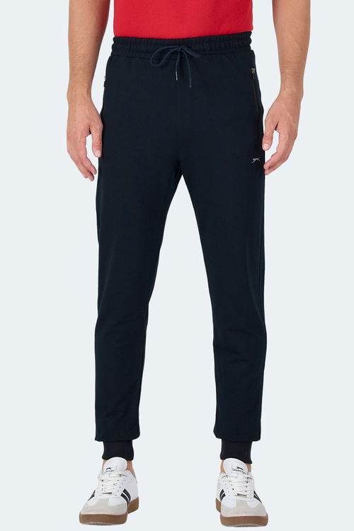 Slazenger OGNEN I Erkek Fermuar Cepli Lacivert Eşofman Altı