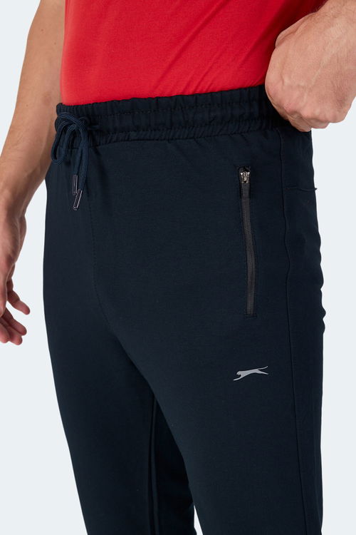 Slazenger OGNEN I Erkek Fermuar Cepli Lacivert Eşofman Altı
