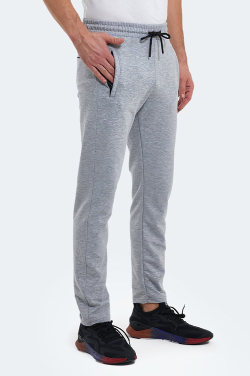 Slazenger OLIVA IN Erkek Cepli Gri Eşofman Altı