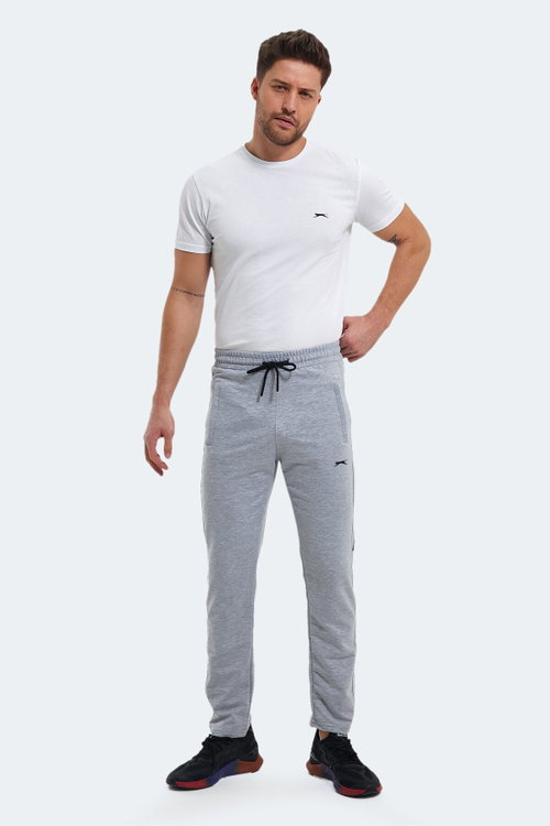 Slazenger OLIVA IN Erkek Cepli Gri Eşofman Altı