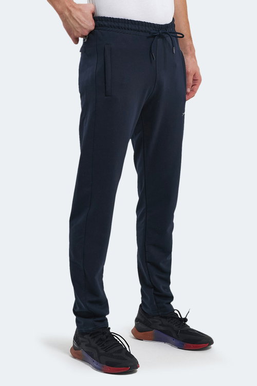 Slazenger OLIVA IN Erkek Cepli Lacivert Eşofman Altı