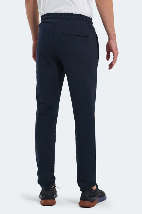 Slazenger OLIVA IN Erkek Cepli Lacivert Eşofman Altı