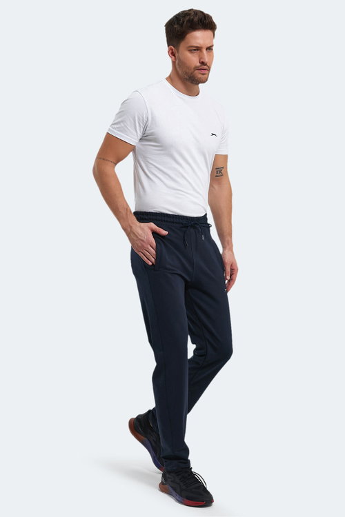 Slazenger OLIVA IN Erkek Cepli Lacivert Eşofman Altı
