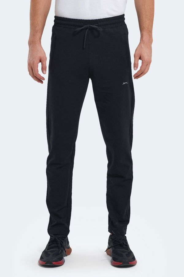Slazenger OLIVA IN Erkek Cepli Siyah Eşofman Altı