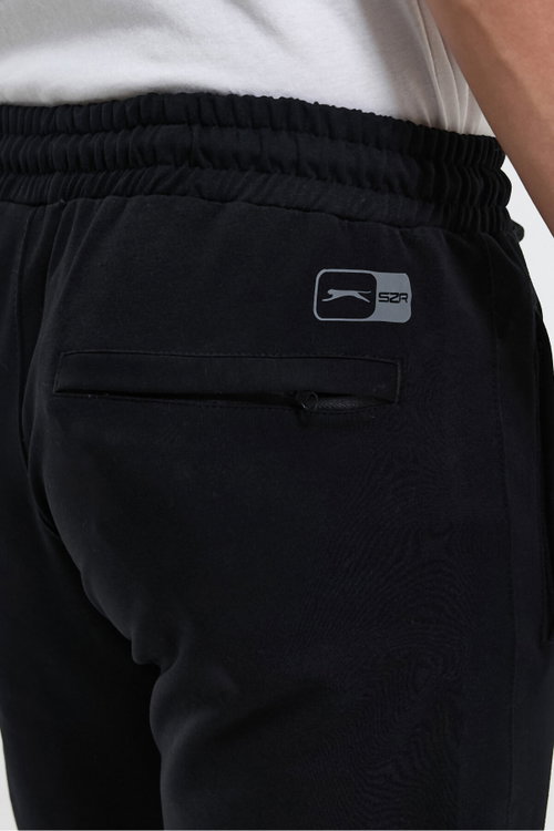 Slazenger OLIVA IN Erkek Cepli Siyah Eşofman Altı