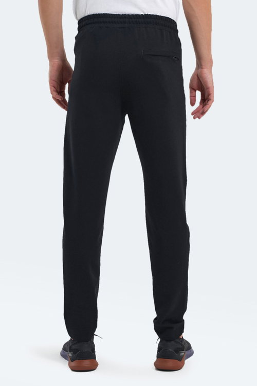 Slazenger OLIVA IN Erkek Cepli Siyah Eşofman Altı