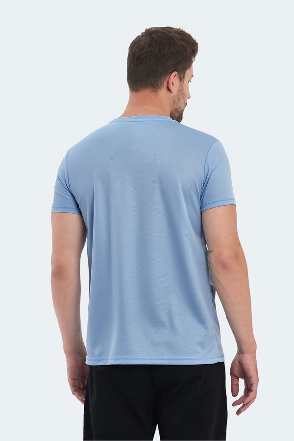 Slazenger OMAR KTN Erkek Açık Mavi Tişört