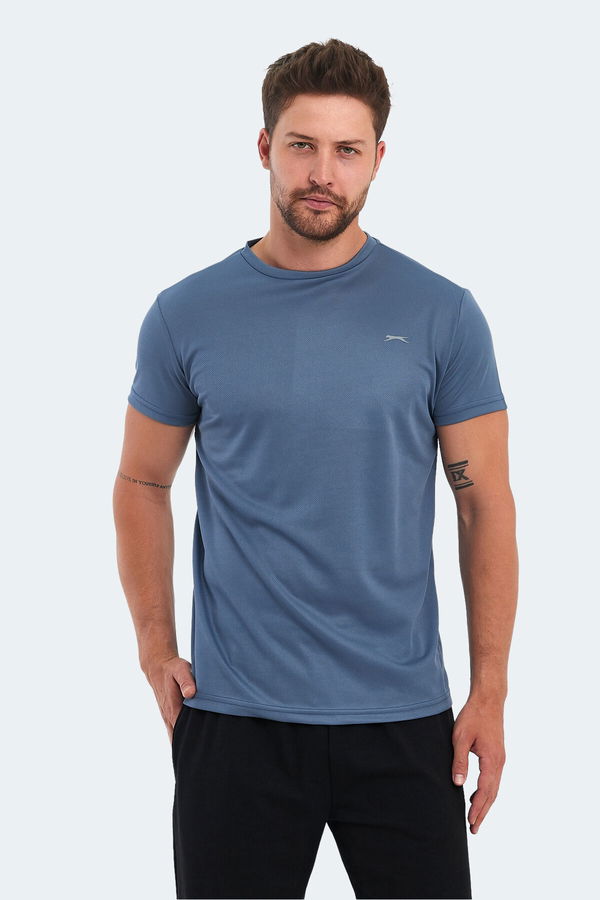 Slazenger OMAR KTN Erkek Indigo Tişört