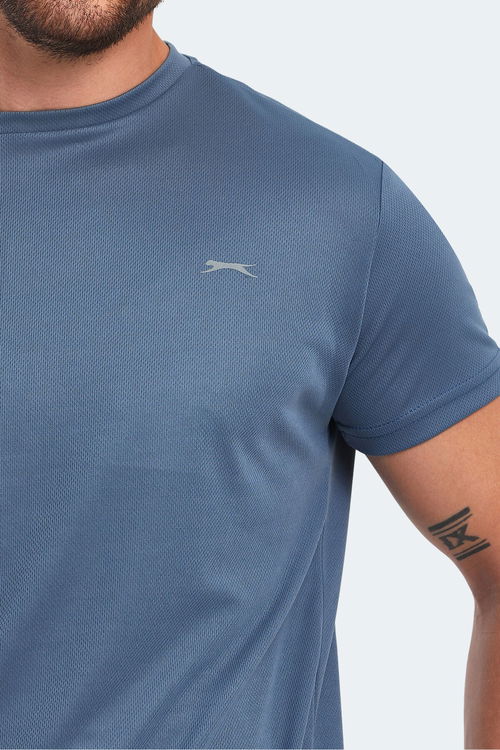 Slazenger OMAR KTN Erkek Indigo Tişört