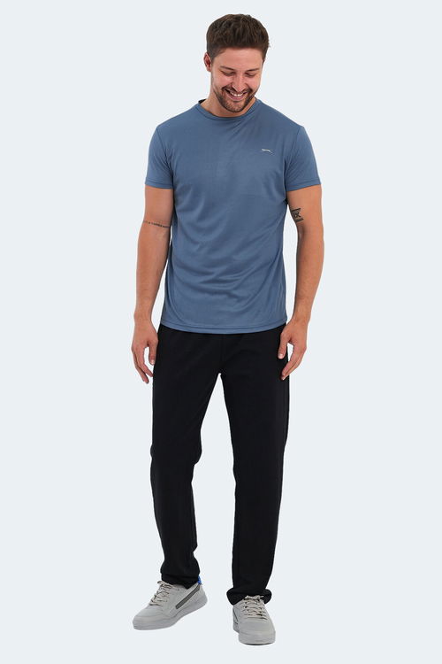 Slazenger OMAR KTN Erkek Indigo Tişört