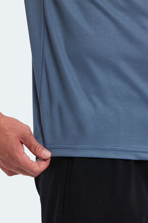 Slazenger OMAR KTN Erkek Indigo Tişört