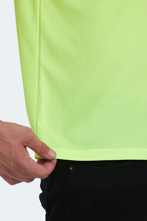Slazenger OMAR KTN Erkek Neon Sarı Tişört